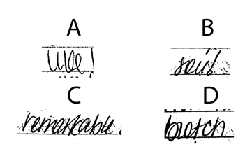 ABCD 1 Guest Blogger: Handwriting Analyst Michelle Dresbold