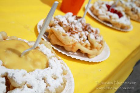 North Judson Mint Festival in North Judson, Indiana: Funnel Cake!