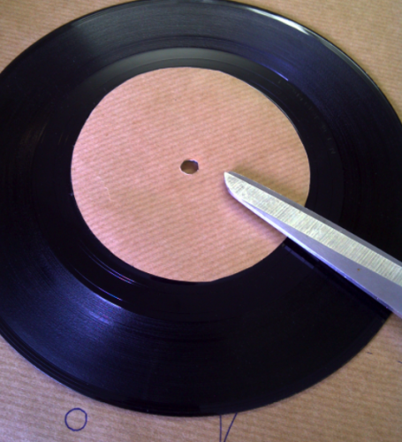 DIY Musical Vinyl Table Names