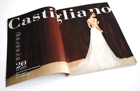 Caroline Castigliano advert in a UK wedding magazine