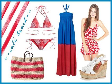 Fourth of July style: cali beach Fourth of July style: cali beach