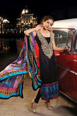 Shirin Hassan Block Prints Formal Dresses Collection 2012