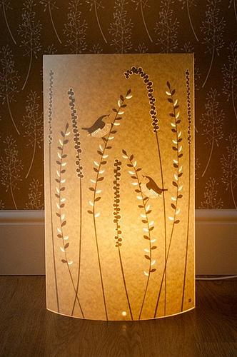 Radiance Lighting and Wallpaper Paper Cut Floor Lamp