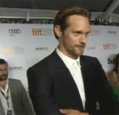 She has stolen his heart Alexander Skarsgård at the “What Maisie Knew” Premiere at TIFF
