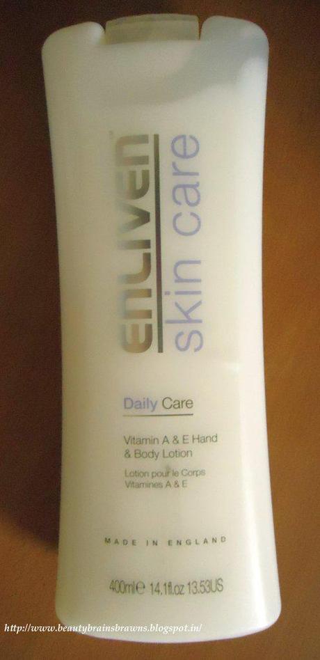 Enliven Skin Care Vitamin A and E Hand and Body Lotion Review