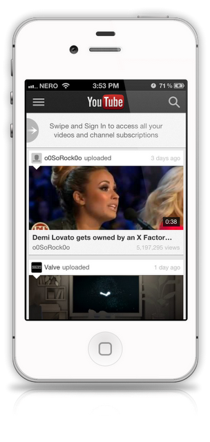 Official YouTube App For iPhone And iPod Touch