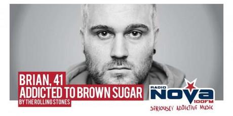 Billboard for Radio Nova Addicted to Music campaign: Brown Sugar