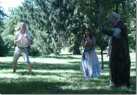 Matt Gieschen, Anu Bhatt and Paul Tinsley star in Theatre-Hikes' Review: The Tempest (Theatre-Hikes)