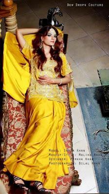 Dew Drops Couture New Dresses 2012 By Maliha Khan