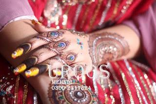 Latest Bridal Hand Mehndi Designs 2012-13 By Uroos Mehndi