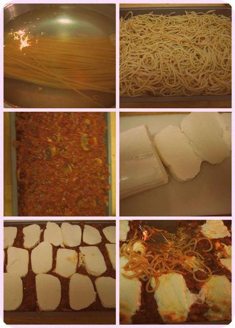 Baked Spaghetti - Assembly collage-001