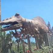 Metal Dino Sculpture