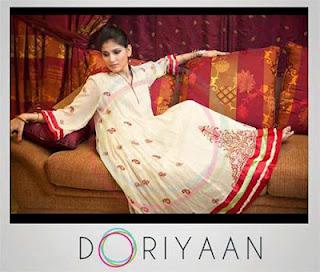 Latest Doriyaan Formal & Casual Wear Fashion Dresses 2012 for Ladies