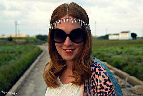 Kimono, Lace and Spikes (Outfit + Mini DIY) outfit what i wore themowway kimono leather spikes