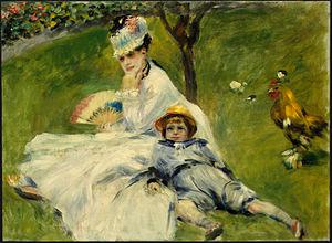 Madame Monet and her Son