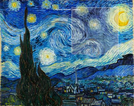 Example of a restored painting Van Gogh – My Dream Exhibition