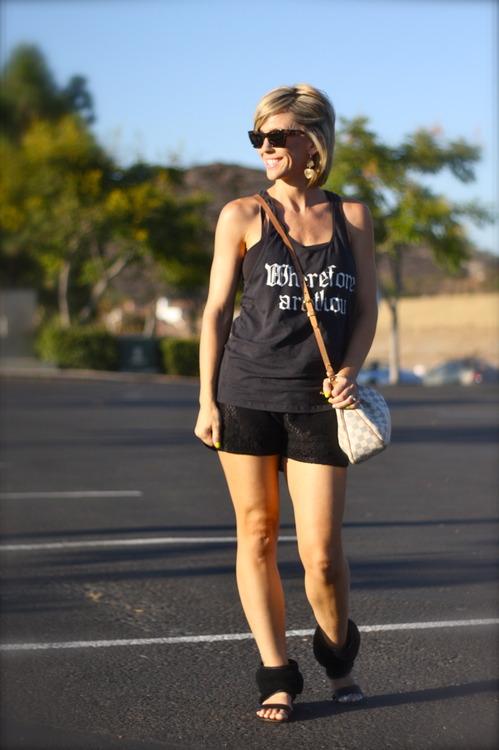Graphic Tanks and Lace. Graphic Tanks and Lace.