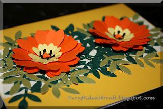 Flower Greeting Card using Paper Punches