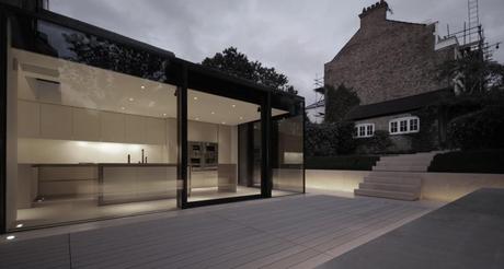 Rooms that follow the landscape by On Design Rear House Extension & Garden Design by LBMV Architects