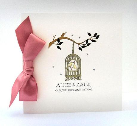 vintage-birdcage-wedding-invitation vintage birdcage wedding invitation
