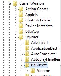 run-regedit-recycle2 RECYCLE BIN TO AUTO DELETE