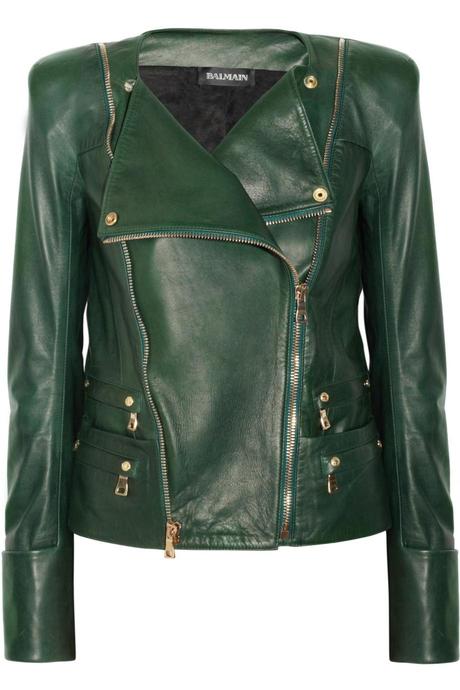 color leather jackets fall winter 2012 2013 balmain