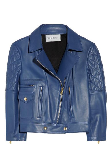 color leather jackets fall winter 2012 2013 YSL
