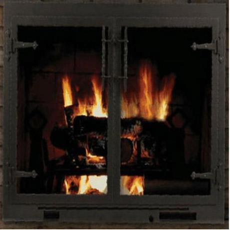 built in door fireplace screens Fireplace Screen Designs and Guest Blogger HomeSpirations