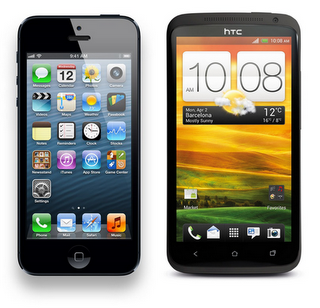 iPhone 5 vs HTC One X