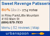 Sweet Revenge Patisserie on Urbanspoon