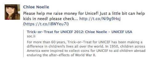 chloe noelle True Blood’s werepup Chloe Noelle supports Trick-Or-Treat for UNICEF