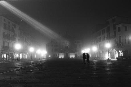 Padova, fog, it's Christmas