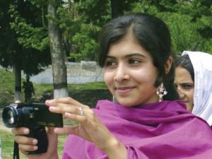 Malala Yousafzai being air lifted to AFIC