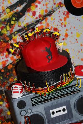 A Supercool -Fun and groovy DJ themed 13th Birthday by Clair from Calamity Cakes