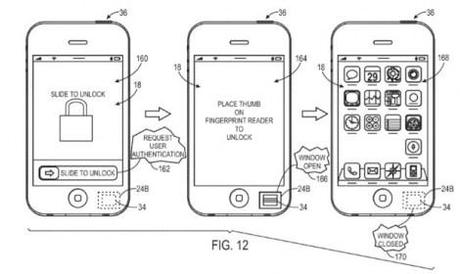 Apple files patent application for fingerprint sensor