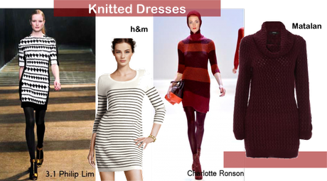 Fashion for frosty mornings: Knitted dresses & snuggly tights