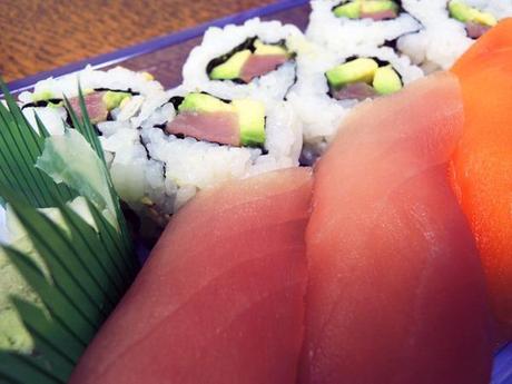 I just inhaled sushi…