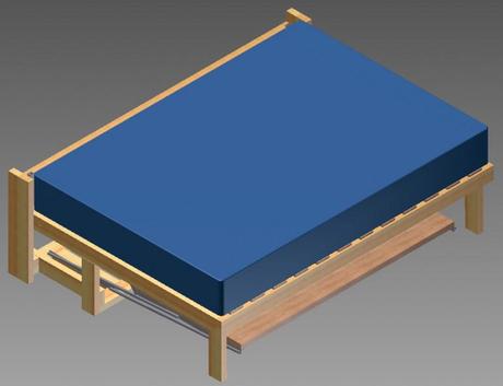 Graham Phakos first designed his UrbanDesk combined bed and desk using AutoDesk Inventor Graham Phakos first designed his UrbanDesk combined bed and desk using AutoDesk Inventor