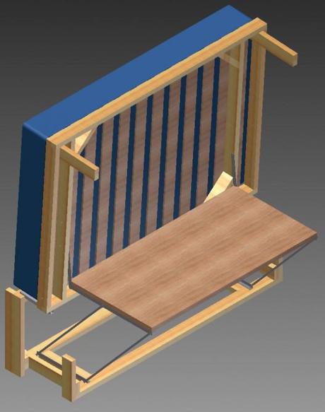 Graham Phakos first designed his UrbanDesk combined bed and desk using AutoDesk Inventor Graham Phakos first designed his UrbanDesk combined bed and desk using AutoDesk Inventor