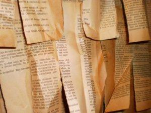 It’s a powerful image: full access to the written word from a room covered in book pages. The...