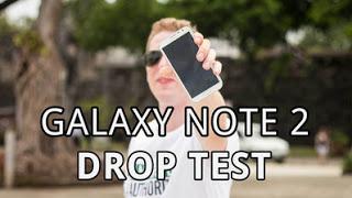 Samsung Galaxy Note 2 Drop Test