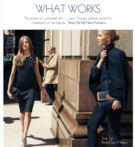 Navy Tory Burch the laws of fashion minnesota mn stylist personal shopper trends 