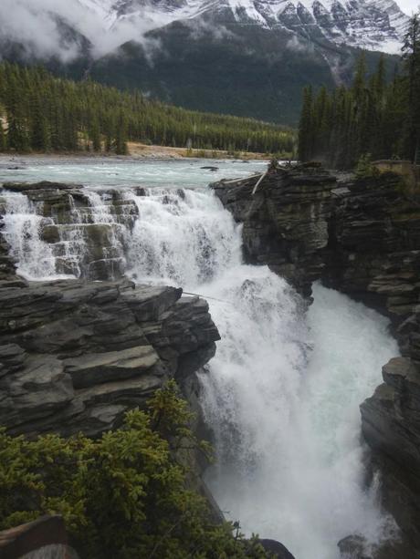 Waterfall in Athabasca Pass