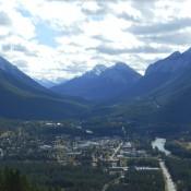 View of Banff from Mount Norquay