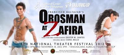 Dulaang UP's Orosman at Zafira back for two shows at the National Theater Festival, CCP