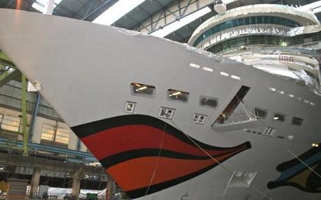Visit to Meyer Werft, a ship yard in Papenburg, Germany that builds luxury cruise liners.