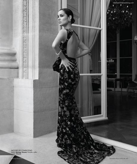 James Bond Skyfall Girl, Bérénice Marlohe Photographed by Benjamin Kanarek for Harper’s BAZAAR