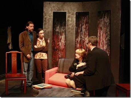 Kelly Lynn Hogan, Amy Kasper, Ray Kasper and Robert Tobin star in AstonRep Theatre's Review: God of Carnage (AstonRep Theatre)