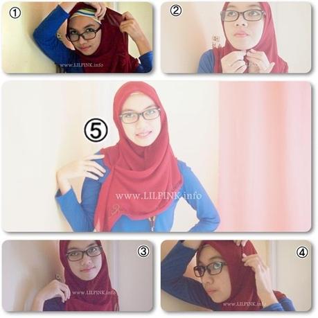 Wear A Square Hijab for Glasses in Less than 5 Minutes