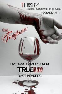 True Blood Club Fangtasia halloween Party Promo Poster 1
